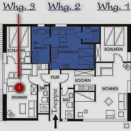 Appartement Wogemann-wohnung-3 *
